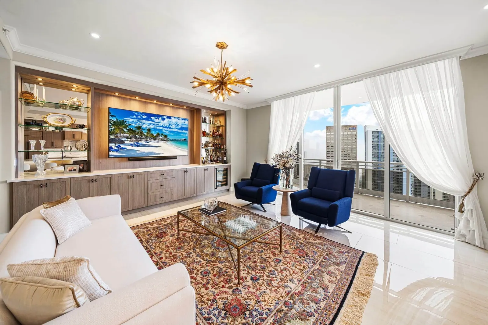 Luxury Waterfront Condo by Kathryn Interiors
